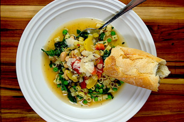 Minestrone soup recipe