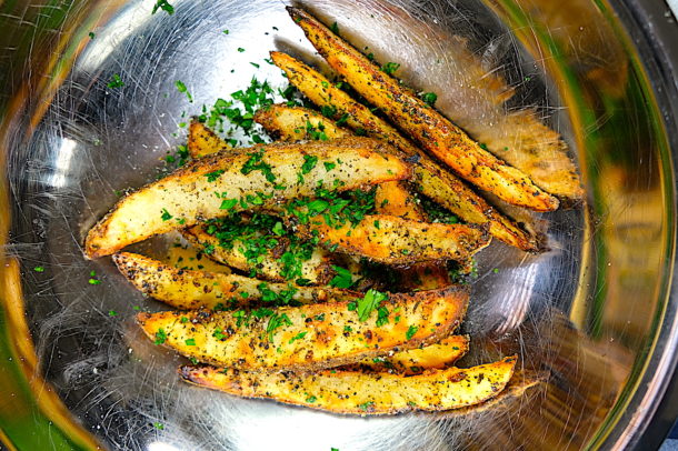 Baked Rosemary Parmesan Fries