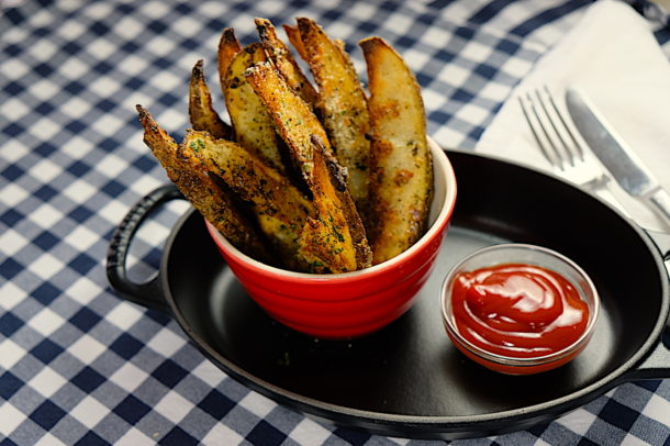 Baked Rosemary Parmesan Fries