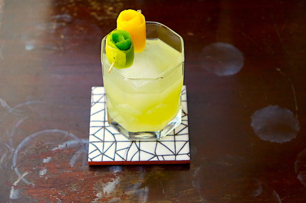 Tequila Absinthe Sour