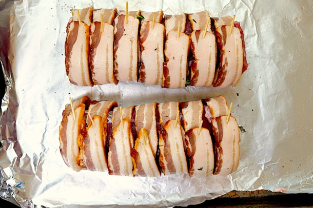 Bacon Wrapped Pork Tenderloin