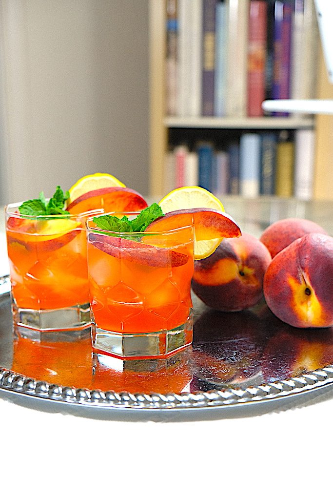 Peach Bourbon Smash