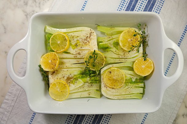 Lemon Braised Fennel