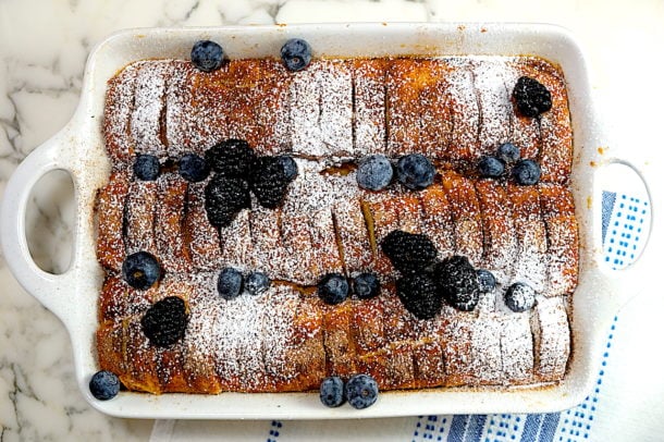 Orange Snickerdoodle Bread Pudding