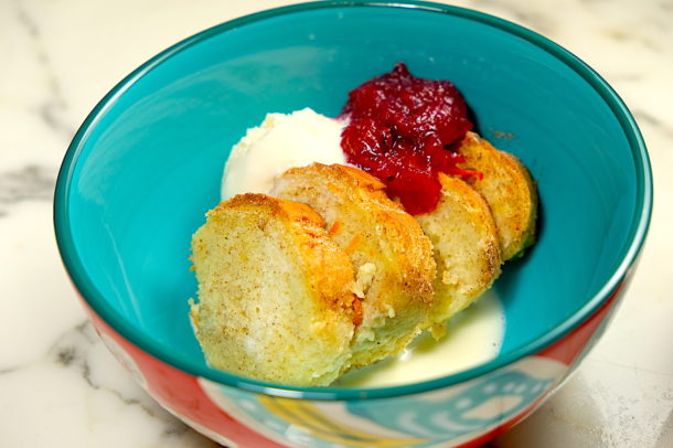 Orange Snickerdoodle Bread Pudding