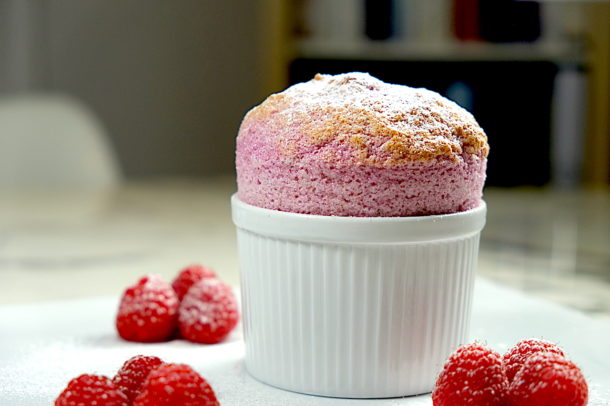 raspberry souffle