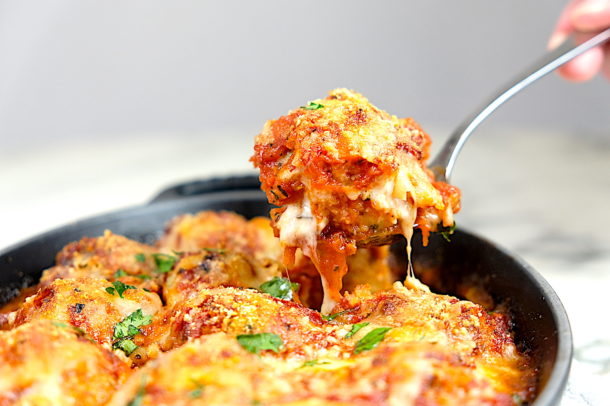 Chicken Parmigiana Meatballs