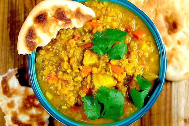 Dhal and Naan