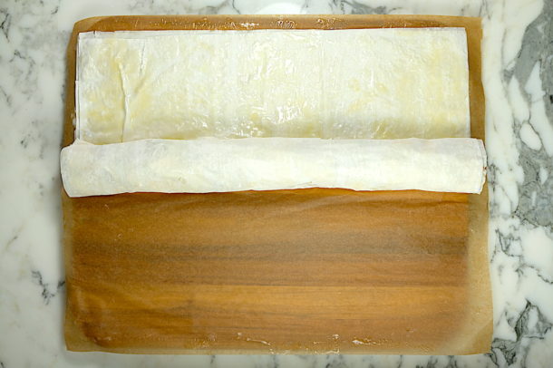 Apple Strudel with Phyllo Dough