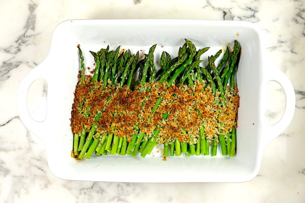 Parmesan Panko Crusted Asparagus