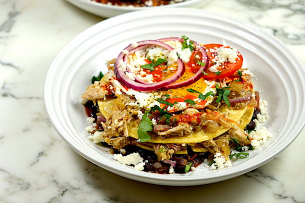 Stacked Breakfast Enchiladas