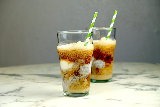 Guinness and Baileys Ice Cream Float