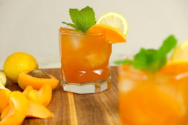 Apricot Bourbon Smash