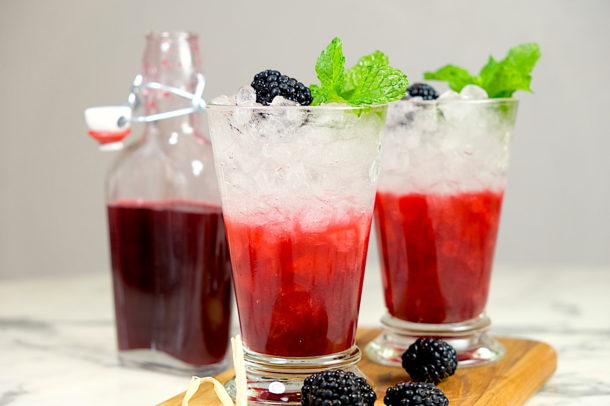 Blackberry Ginger Shrub