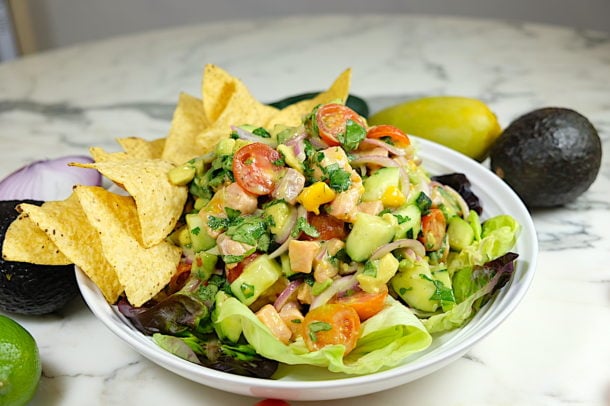 Salmon Mango Ceviche