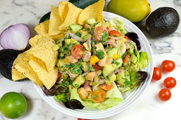 Salmon Mango Ceviche