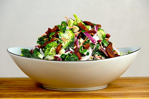 Crispy Bacon Broccoli Salad