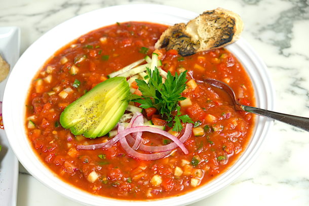 Roasted Jalapeno Gazpacho