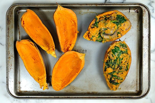 Twice Baked Sweet Potato