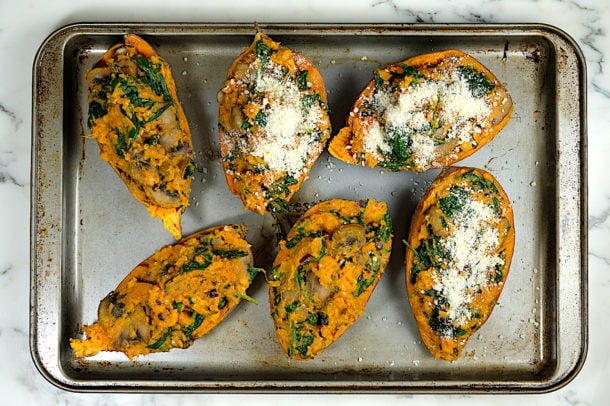 Twice Baked Sweet Potato