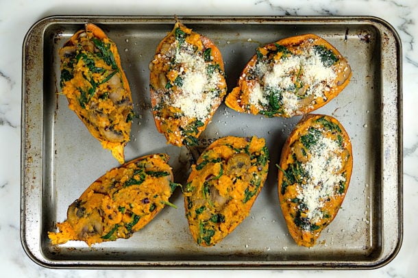 Twice Baked Sweet Potato