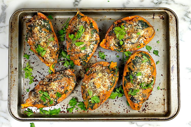 Twice Baked Sweet Potato