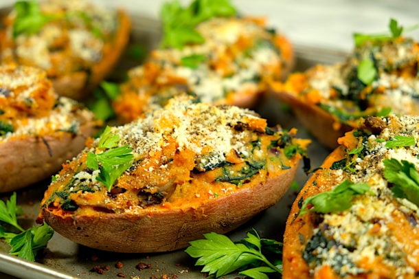 Twice Baked Sweet Potato