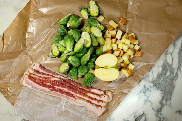 Apple Bacon Brussels Sprouts