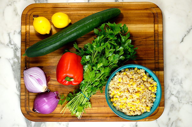 Cucumber Quinoa Summer Salad