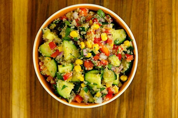 Cucumber Quinoa Summer Salad