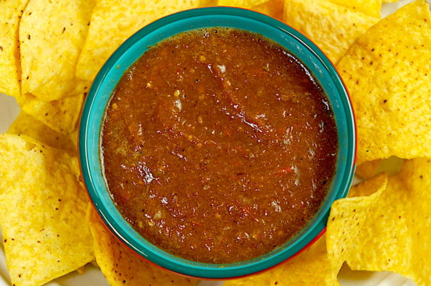 Roasted Restaurant Style Salsa