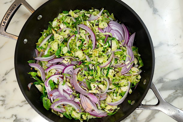 Shaved Brussels Sprouts