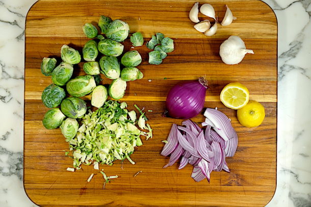 Shaved Brussels Sprouts