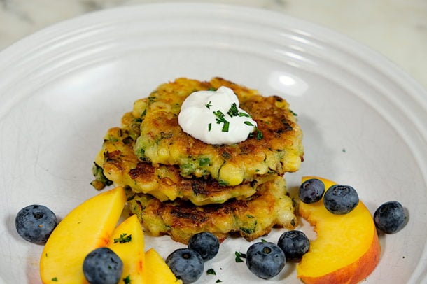 Jalapeno Cheddar Corn Fritters