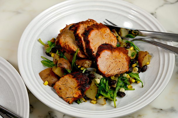 Chili Rubbed Pork Tenderloin