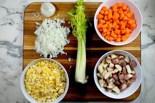 Corn Chowder Ingredients