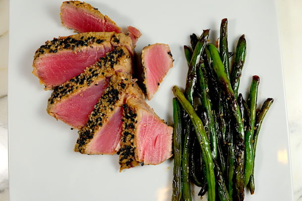 Ginger Sesame Tuna Steak