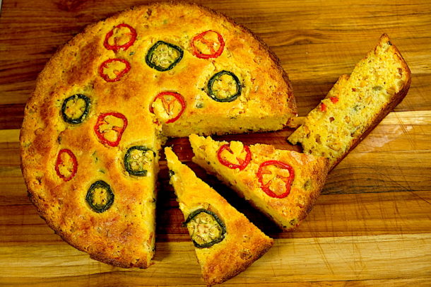 Jalapeno Cheddar Cornbread