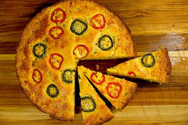 Jalapeno Cheddar Cornbread