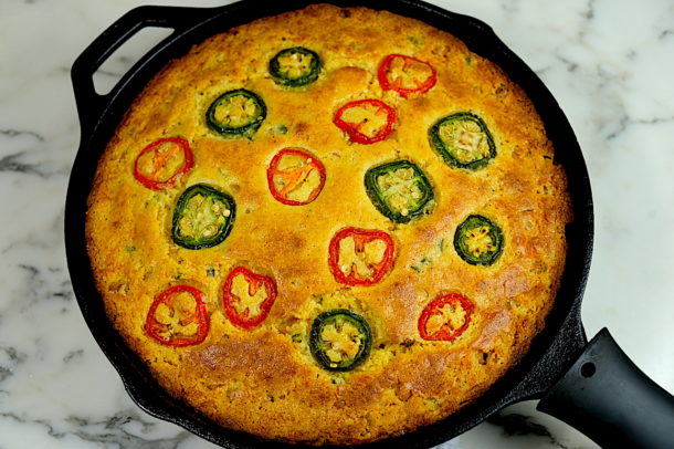 Jalapeno Cheddar Cornbread