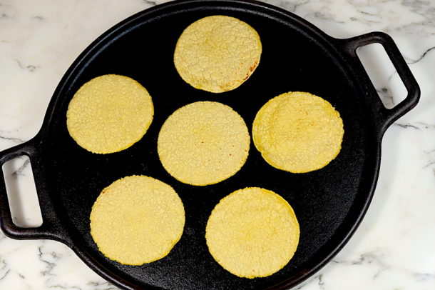 Homemade Corn tortilla