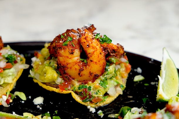 Shrimp Tostadas