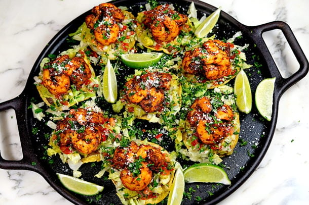 Shrimp Tostada