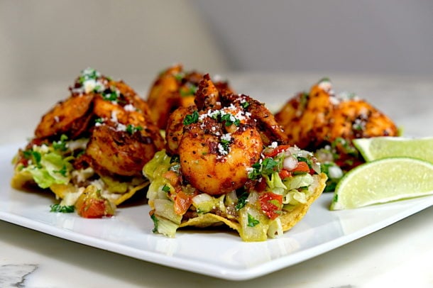 Shrimp Tostada