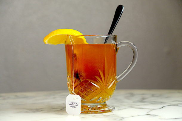 Bourbon hot toddy