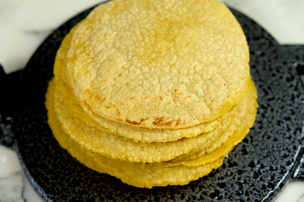 Homemade Corn tortilla