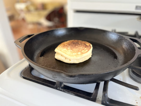 Pancake cooking